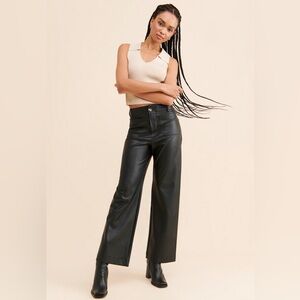 Maeve by Anthropologie Colette Leather Pants